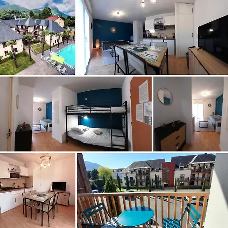 Appartement De La Marmotte Cendree, Dans Residence De Tourisme 3 Etoiles Lourdes Extérieur photo